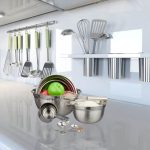Set boluri cu masura pentru gatit si tel, 12 piese, Relaxdays, inox - imagine 2