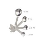 Set boluri cu masura pentru gatit si tel, 12 piese, Relaxdays, inox - imagine 5
