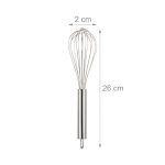 Set boluri cu masura pentru gatit si tel, 12 piese, Relaxdays, inox - imagine 7