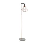 Lampa de podea, din cupru cu abajur diamant, E27, 40W, 150 cm