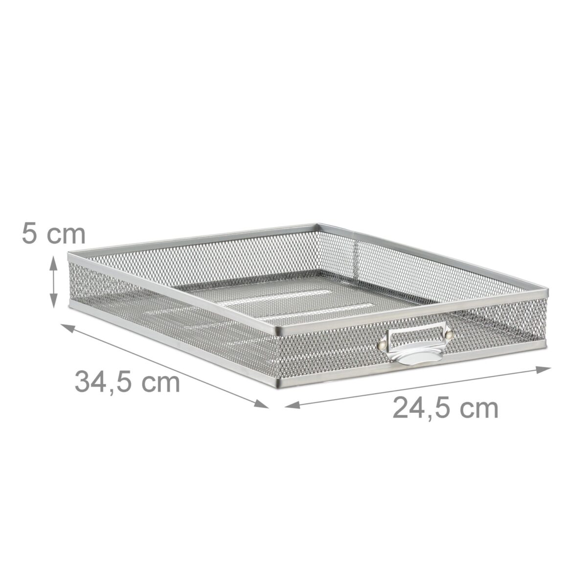 Organizator documente XXL sertare A4 cu 10 compartimente,gri,Relaxdays - imagine 7