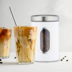 Cutie depozitare cereale, ceai, cafea, etc., Relaxdays, alb, 1.7 l, 17 x 11 cm - imagine 4