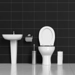 Set 2 suporturi pentru rola servetele de bucatarie sau pentru hartie igienica, Relaxdays, alb, din metal, 32 x 13 cm - imagine 2