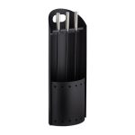 Set ustensile pentru semineu, 3 piese cu suport metalic – cleste, lopata si matura, negru