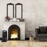 Set ustensile pentru semineu, 3 piese cu suport metalic – cleste, lopata si matura, negru - imagine 2