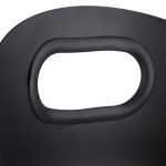 Set ustensile pentru semineu, 3 piese cu suport metalic – cleste, lopata si matura, negru - imagine 7
