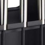 Set ustensile pentru semineu, 3 piese cu suport metalic – cleste, lopata si matura, negru - imagine 8