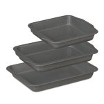 Set 3 tavi pentru cuport, diferite dimensiuni, din otel