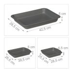 Set 3 tavi pentru cuport, diferite dimensiuni, din otel - imagine 4