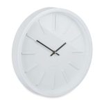 Ceas de perete, cu design modern, alb/negru, dimensiuni 5 x 35 cm, Relaxdays