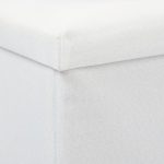 Taburet cu spatiu de depozitare, RelaxDays, alb, 38 x 76.5 x 38.5 cm - imagine 6