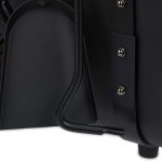 Set 4 ustensile pentru semineu cu suport metalic pentru lemne, otel/lemn, negru mat - imagine 8