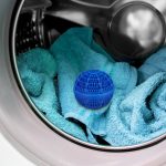 Set 2 bile SmartClean, ecologice pentru spalare fara detergent, albastru, Relaxdays - imagine 2