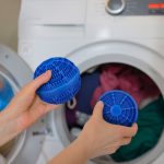 Set 2 bile SmartClean, ecologice pentru spalare fara detergent, albastru, Relaxdays - imagine 5