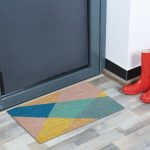 Covoras intrare Relaxdays, model-91, fibre de cocos, multicolor, 60 x 40 x 1.5 cm - imagine 2