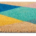 Covoras intrare Relaxdays, model-91, fibre de cocos, multicolor, 60 x 40 x 1.5 cm - imagine 6