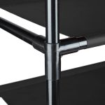 Pantofar cu 5 nivele, Relaxdays, negru, pentru 20 de perechi, 90.5 x 87.5 x 30 cm - imagine 6