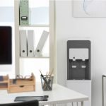 Stand monitor cu sertar si raft depozitare, din bambus, 12 x 70 x 19 cm - imagine 5