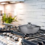 Tigaie Wok cu capac, argintiu, inox, 30.5 cm - imagine 5