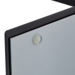 Suport pentru prosoape, 3 bare, negru, otel, 86 x 51 x 19 cm - imagine 6