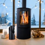 Ustensile pentru semineu, 3 piese cu sport, otel, negru, Relaxdays - imagine 6