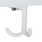 Suport chei cu 8 agatatori si 1 raft, Relaxdays, fonta si lemn, dimensiuni 19,5 x 39,5 x 12 cm, alb - imagine 5