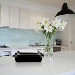 Set 3 tavi ceramica, diferite dimensiuni, negru/alb - imagine 2