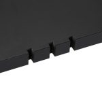 Suport pentru 2 monitoare, reglabil, din MDF, negru, 11 x 104 x 20,5 cm - imagine 8