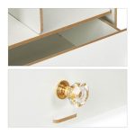 Suport/organizator pentru documente, fabricat din MDF, 29,5 x 33 x 24 cm, alb - imagine 6