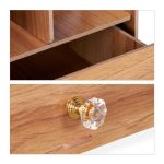 Suport/organizator pentru documente, fabricat din MDF, 29,5 x 33 x 24 cm, maro inchis - imagine 7