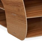 Organizator pentru documente cu 4 compartimente, fabricat din MDF, 27 x 25,5 x 34,5 cm - imagine 5