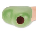 Dispozitiv de udare a plantelor, auto-irigare, 4 bucati, design inimioara, din ceramica, 14 x 6 x 4 cm, verde - imagine 6