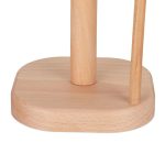 Suport pentru rola servetele de bucatarie sau pentru hartie igienica, Relaxdays, lemn de fag si piele, 35 x 13 x 13 cm - imagine 8