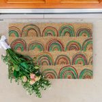 Covoras intrare Relaxdays, model-318, fibre de cocos, multicolor, 60 x 40 x 1.5 cm - imagine 2