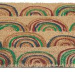 Covoras intrare Relaxdays, model-318, fibre de cocos, multicolor, 60 x 40 x 1.5 cm - imagine 4