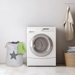 Cos textil pentru rufe, capacitate 60 l, pliabil, poliester/bumbac,  56 x 42,5 cm - imagine 2
