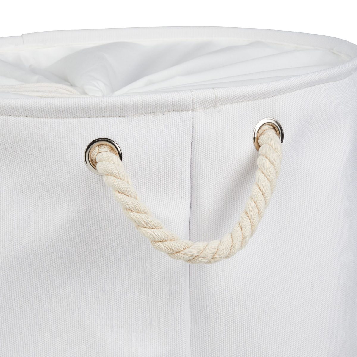 Cos textil pentru rufe, capacitate 60 l, pliabil, poliester/bumbac,  56 x 42,5 cm - imagine 8