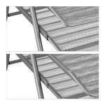 Suport/organizator documente, 2 compartimente detasabile, 20,5 x 30 x 35,5 cm, gri - imagine 6