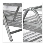 Suport/organizator documente, 2 compartimente detasabile, 20,5 x 30 x 35,5 cm, gri - imagine 7