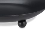 Set 4 suporturi pentru lumanari, metal, negru mat, 2 x 10 cm - imagine 6