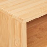 Organizator de birou cu suport pentru imprimanta, din bambus, 22 x 40 x 30 cm - imagine 7