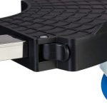 Suport cu role pentru ghivece si plante, cu 4 roti, 10,5 x 40 x 40 cm, din plasitc/otel inoxidabil - imagine 8