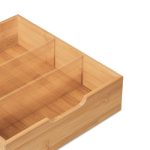 Organizator de birou cu 3 sertare, din bambus, 33 x 30 x 31 cm - imagine 8