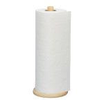 Suport din bambus pentru rola hartie, prosoape de bucatarie, 28 x 11,5 cm
