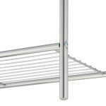 Suport prosoape tip stand, argintiu, 78 x 63 x 26,5 cm - imagine 7