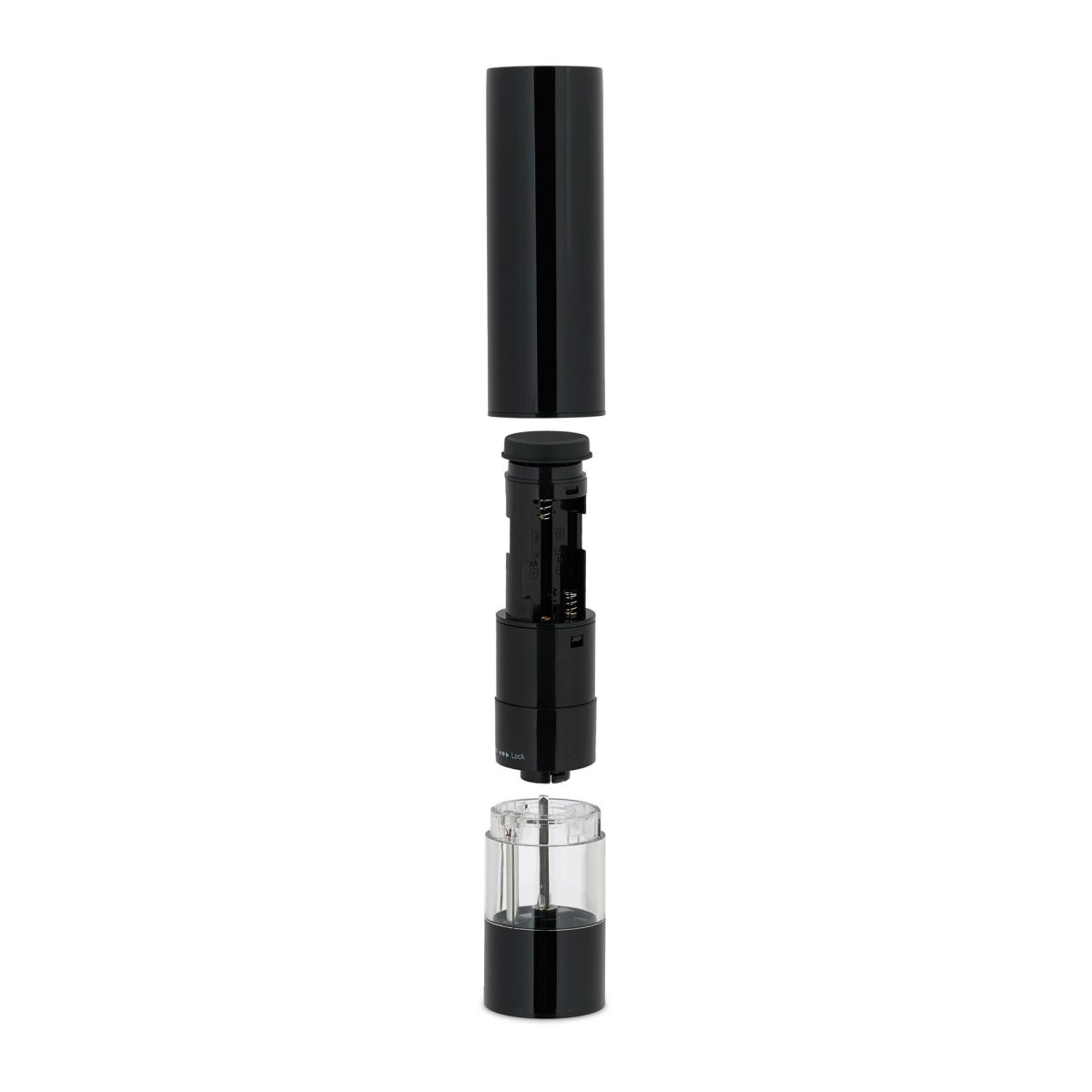 Set 2 rasnite electrice sare si piper, neagra, cu lumina LED, grosime reglabila, 23 x 5 cm - imagine 4