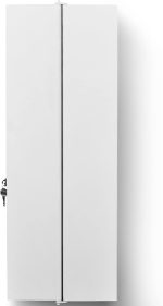 Dulap pentru medicamente XXL, 11 compartimente, blocabil, 2 usi, 53 x 53 x 20 cm, alb - imagine 9