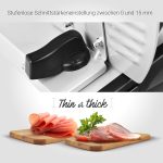 Feliator electric universal de alimente, 150 W, diametru 19 cm, usor de folosit, multifunctional, gri - imagine 5