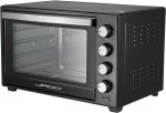 Cuptor electric, Temporizator, Rotisor, 100-230°, 2000W, 60L, 5 tipuri de caldura, negru, 62 x 41 x 40 cm