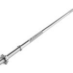 Bara dreapta haltere, lungime 160 cm, diametru 30 mm, argintiu